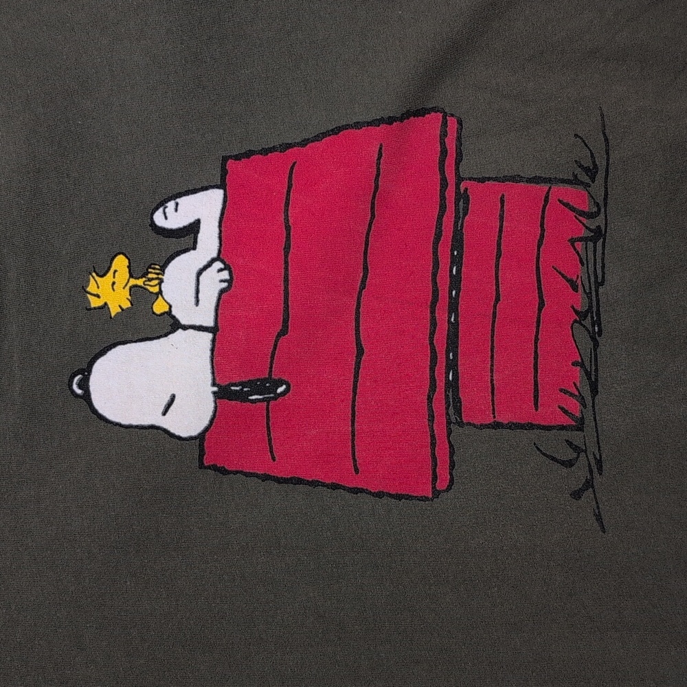 Vintage Snoopy Print on 100% Cotton T-shirt - Picture 2 of 5